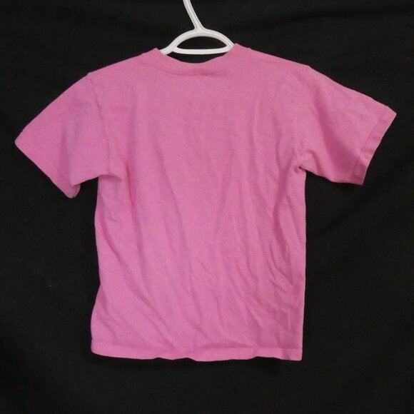 FRUIT OF THE LOOM - Heavy Cotton | size 10/12 | The End Is Near Pink Tee - Picture 3 of 16